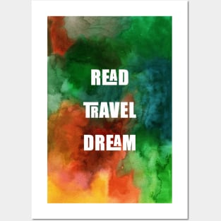 Read, travel, dream Posters and Art